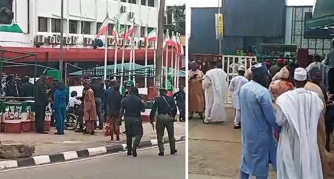 Police unseal PDP National HQ and Legacy House in Abuja