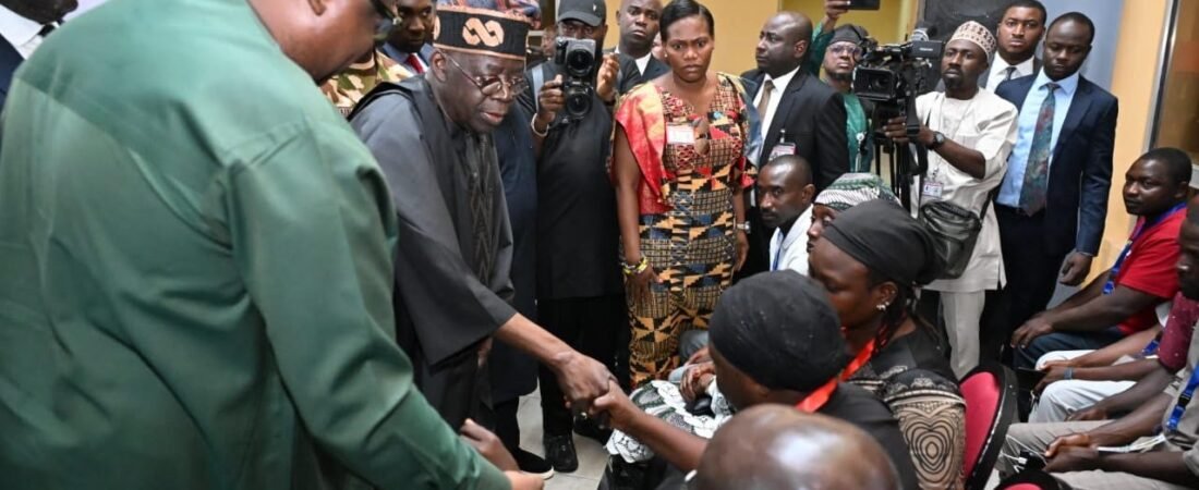 Why President Tinubu addressed the victims of the Plateau attacks at the airport