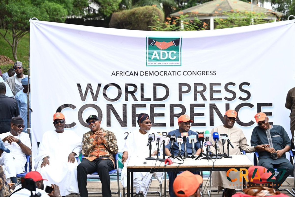 2027 Presidency: ADC proposes shared-power formula to avert post-primary cracks