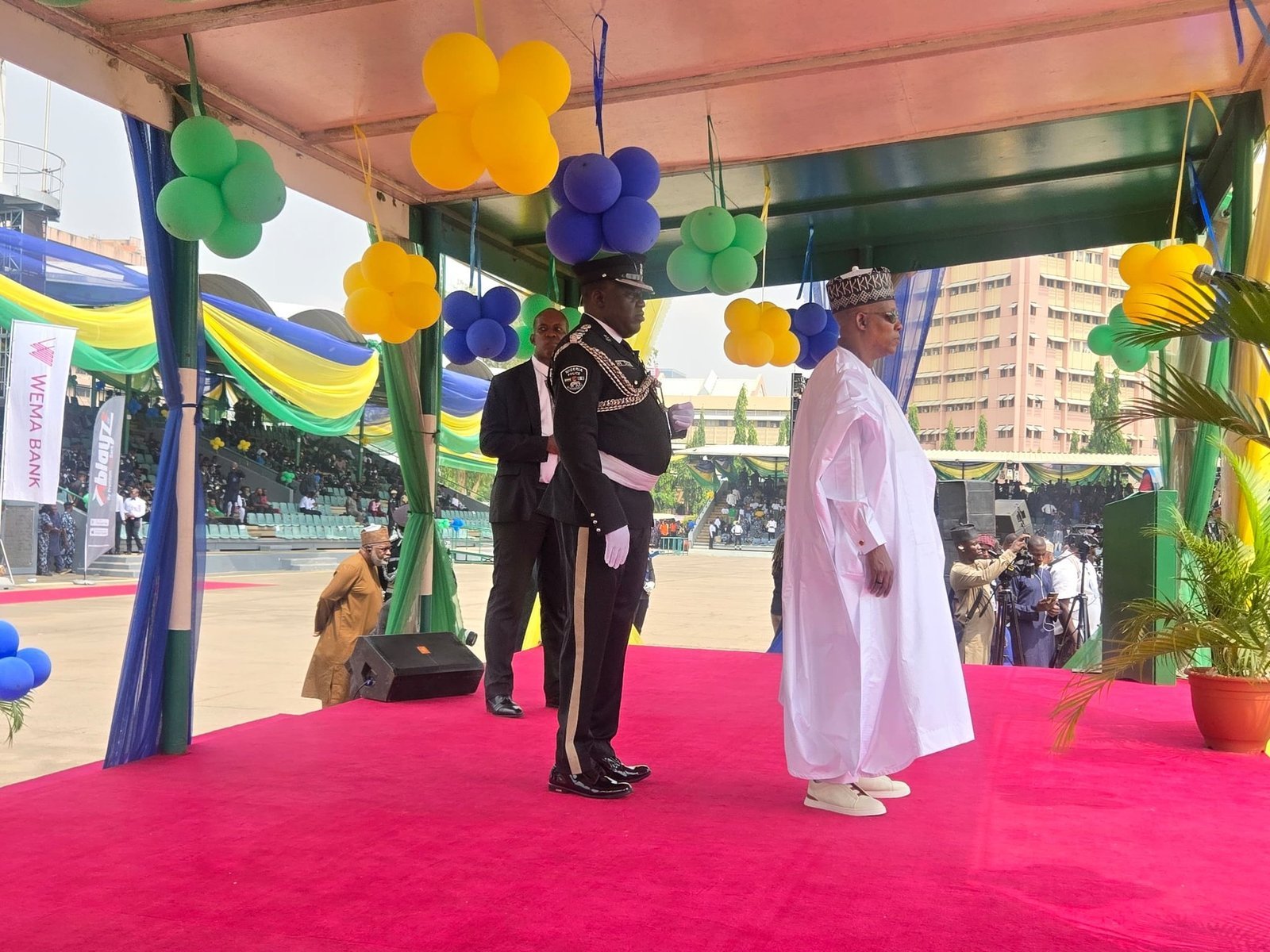 Shettima arrives at Eagle Square for National Police Day celebration