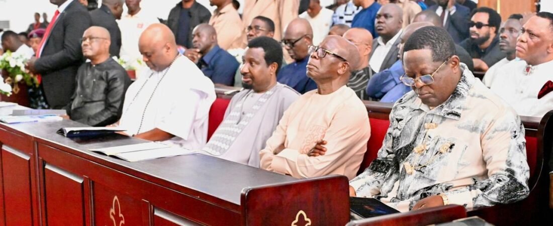 Wike, Akpabio, Umahi, Oshiomole pay final respects to Senator Mpigi in Rivers