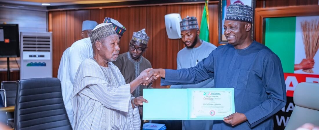APC National Chairman Yilwatda receives Certificate of Return