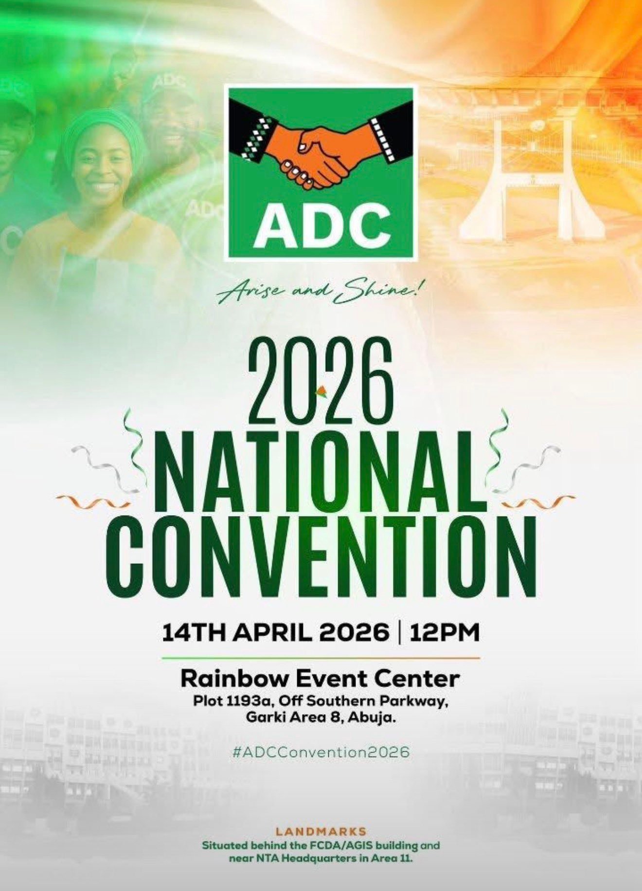 ADC Raises Alarm Over Alleged Move to Stop Convention at Rainbow Event Centre