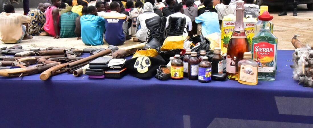 Lagos Police Foil 7/7 Cult Violence, Arrest 135 Suspects, Seize 26 Firearms