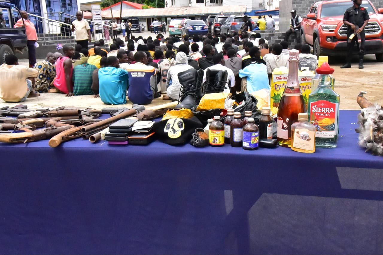 Lagos Police Foil 7/7 Cult Violence, Arrest 135 Suspects, Seize 26 Firearms