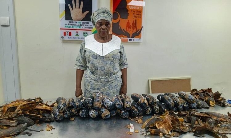 NDLEA arrests Nigerian-British grandmother at Lagos Airport with 13kg cocaine hidden in plantain peels