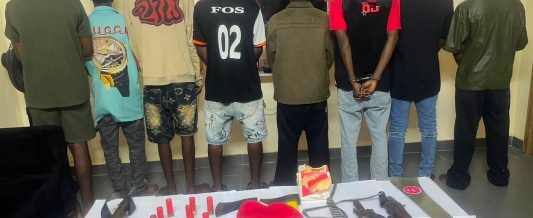 Oyo Police Smash Suspected Eiye Cult Hideout, Arrest 11 Students, Seize Guns and Axes