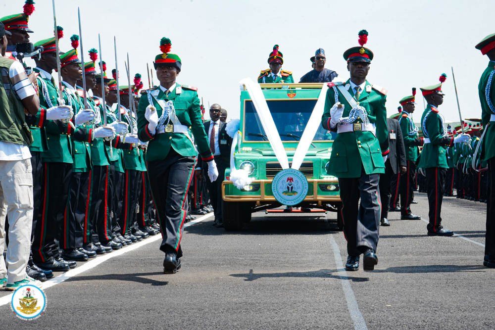 Represented by Speaker of the House of Representatives Tajudeen Abbas at the Nigerian Defence Academy's Combined Passing Out Parade in Kaduna on Saturday, the President said the officers must uphold the Constitution, protect citizens and serve with honour.