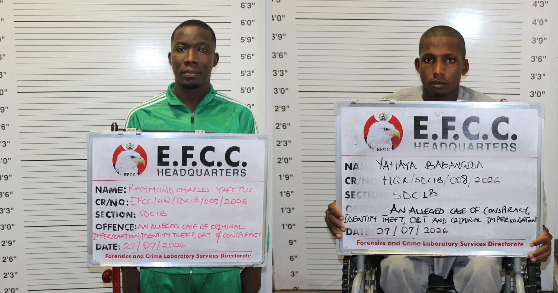EFCC arraigns 3 for alleged impersonation of Tunde Ednut, N18.2m fraud in Abuja