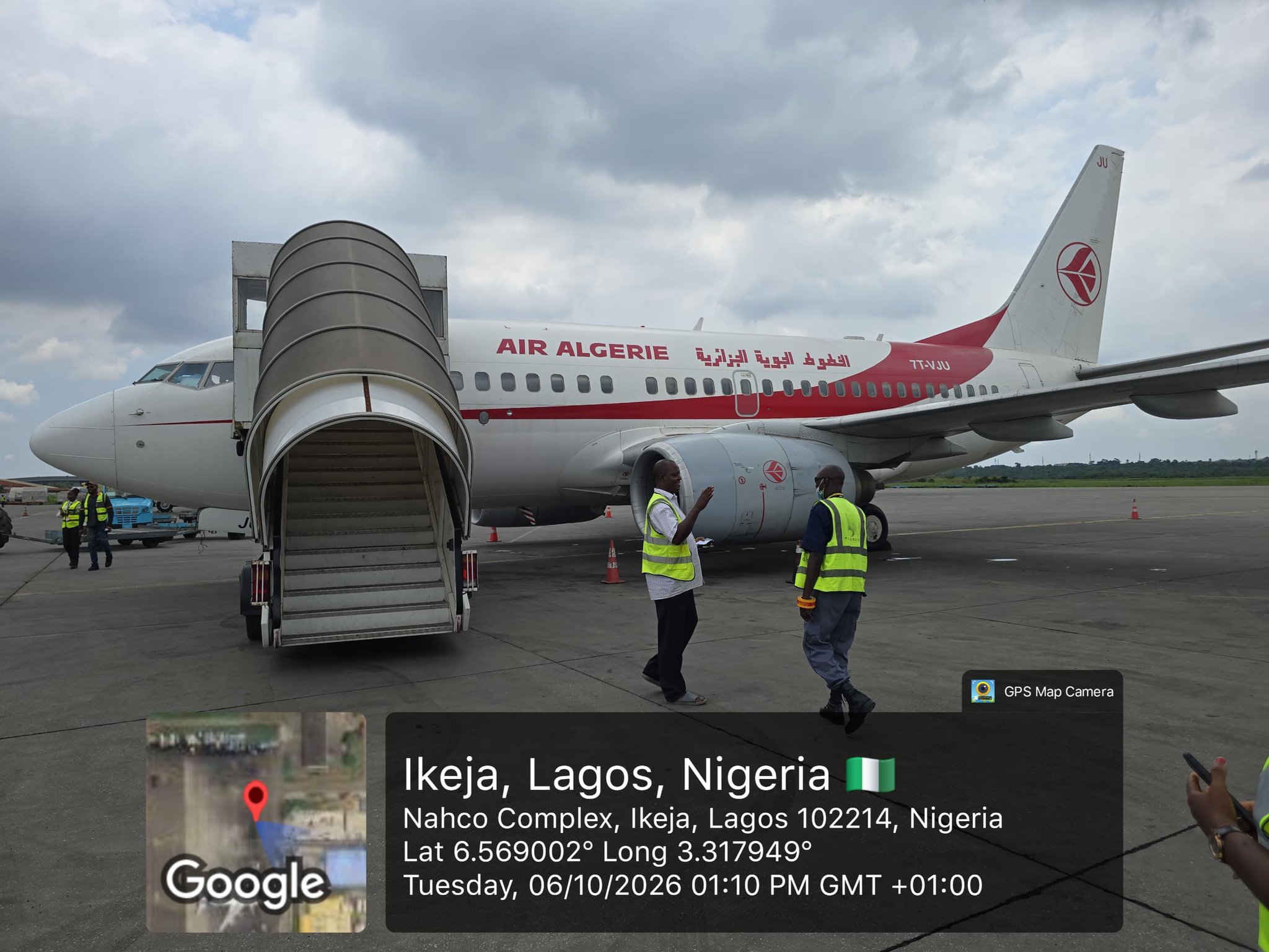 NEMA receives Nigerians from Algeria. 100 Nigerians repatriated from Algeria arrive Lagos, receive NEMA assistance