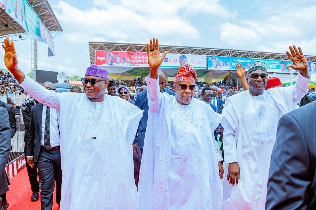 PHOTOS: Ekiti Governor Abiodun Oyebanji sworn in for 2nd term