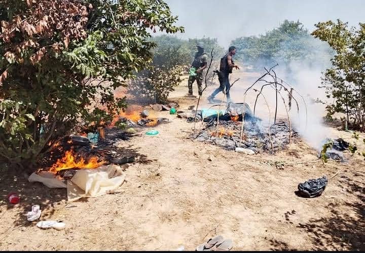 Troops chase terrorists out of Sokoto forest, destroy hideout, recover weapons