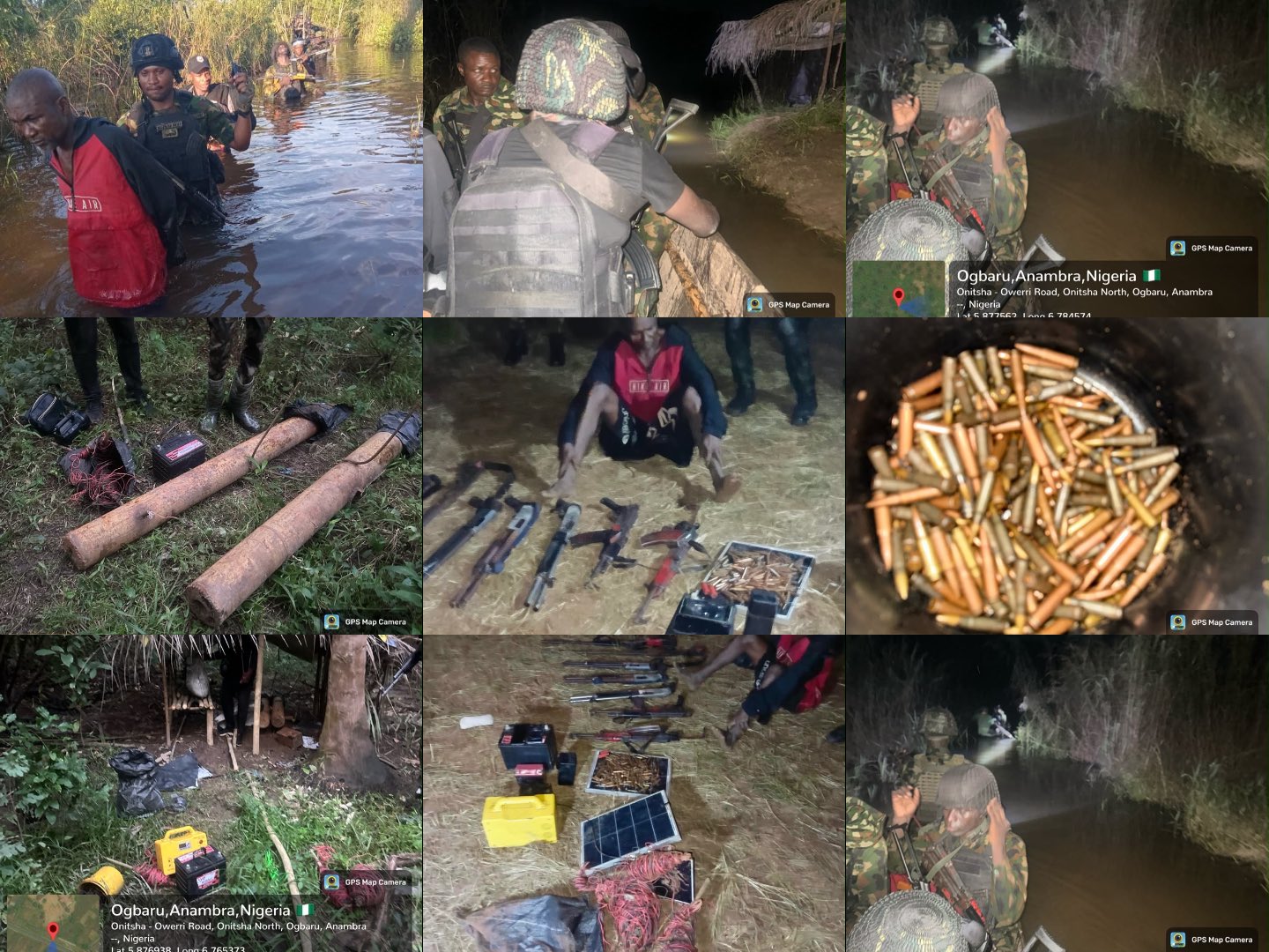 Troops rescue kidnap victims in Anambra Troops raid terrorist's camp in Anambra, free 3 kidnap victims, seizes AK-47 rifles