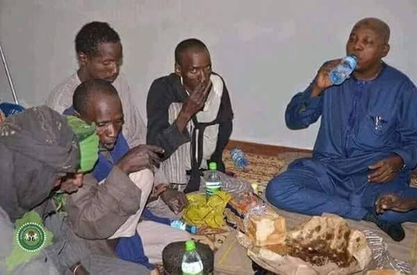 kabiru sokoto visits Shettima at Borno lodge